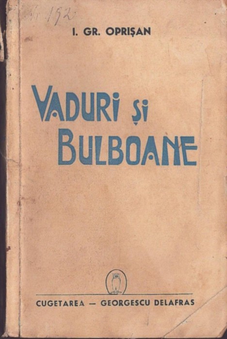 C8658N Vaduri și bulboane de I Gr Oprișan, 1941