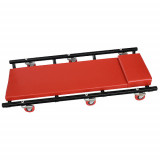 Șezlong TR6451 BigRed, roșu, 930x440 mm, serviciu pe roți, Strend Pro