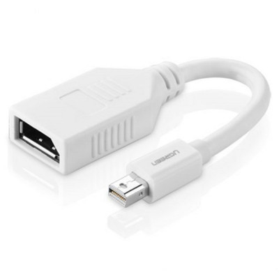 Convertor Mini DisplayPort la DisplayPort 4k@2k, 15cm - Ugreen (10445) - White foto