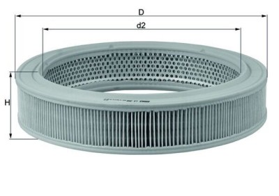 MAHLE LX 208 Filtru aer foto