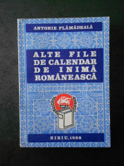 ANTONIE PLAMADEALA - ALTE FILE DE CALENDAR DE INIMA ROMANEASCA foto