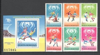 Romania.1978 C.M. de fotbal ARGENTINA YR.643 foto