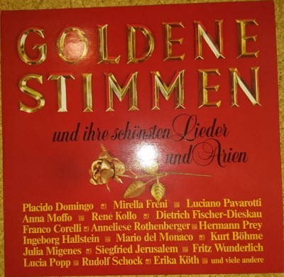 VINIL Various &amp;lrm;&amp;ndash; Goldene Stimmen Und Ihre Sch&amp;ouml;nsten Lieder 3XLP EX foto