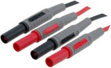 Cablu borne 4mm t-t 1.2m set 2 buc rosu+negru AX-TLP-002