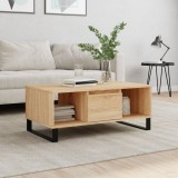 vidaXL Măsuță de cafea, stejar sonoma, 90x50x36,5 cm, lemn compozit
