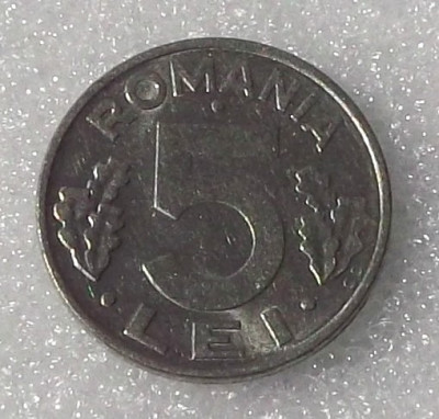 ROMANIA 5 lei 1993 ** foto