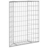 vidaXL Strat &icirc;nălțat gabion trapez, 80x20x100 cm, oțel galvanizat 145652