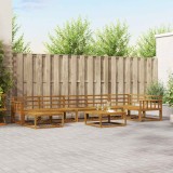 vidaXL Set de canapele de exterior 8 pcs natural Lemn Solid de Acacia 3367922