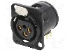 Conector, Neutrik, NC3FD-H-B