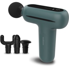 Aparat de masaj Pistol Medisana MG 200 Mini, 4 accesorii pentru recuperare si relaxare musculara, 5 viteze selectabile, Oprire automata dupa 10 min, G