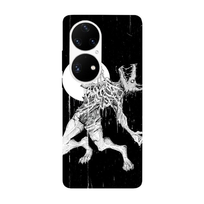 Husa compatibila cu Huawei Nova 9 model Zombie wolf, Silicon, TPU, Viceversa