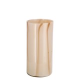 Cumpara ieftin Vaza flori sticla bej 12 x 25 cm