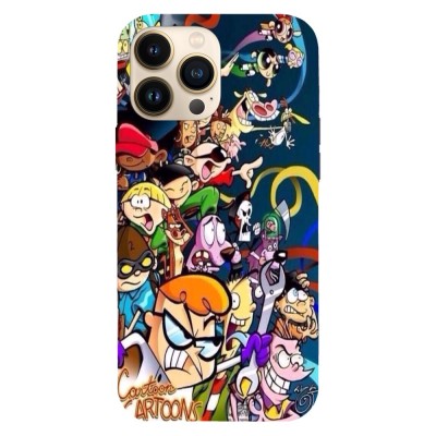 Husa compatibila cu Apple iPhone 14 Pro Max model Retro Cartoons, Silicon, TPU, Viceversa foto