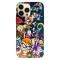 Husa compatibila cu Apple iPhone 15 Plus model Retro Cartoons, Silicon, TPU, Viceversa
