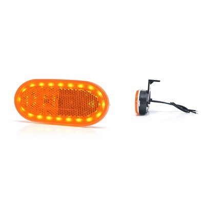 LAMPA GABARIT LED 1386 W197, 12V-24V, POZITIE PORTOCALIU WAS 43504