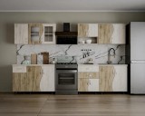 Cumpara ieftin Set Mobila Bucatarie Paula S stejar k001 k002