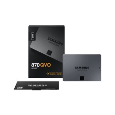 Solid-State Drive (SSD) Samsung 870 QVO, 2TB, 2.5 inch, SATA III, (SATA 3), MZ-77Q2T0BW, 560 MB/s, 530 MB/s, Laptop/Desktop