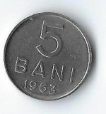 Moneda 5 bani 1963 - Romania