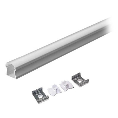 Profil aluminiu pentru banda led 2m V-tac 17.2mm x 15.5mm alb foto