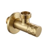 Robinet colțar Diamond 03 1/2" x 3/4" Brush Gold