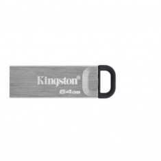 Usb flash drive kingston datatraveler kyson 64gb usb 3.2 metalic