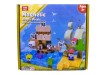 Set cuburi magnetice de construit 100 piese Corabia Piratilor