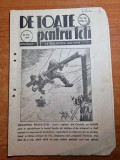 de toate pentru toti 22 septembrie 1937-pagina femeii si art. ce mancam azi