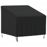 Husa scaun de gradina, negru, 90x90x50/75 cm, Oxford 420D GartenMobel Dekor, vidaXL