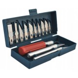 Cutit modelat de precizie cu 13 lame diferite, 3 manere, carcasa cu banda magnetica