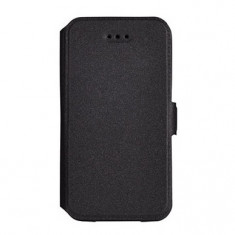 Husa carte magnetic mic Samsung S8 Plus, Negru foto