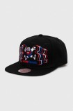Mitchell&amp;Ness sapca Denver Nuggets culoarea negru, cu imprimeu