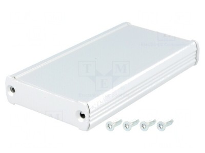Carcasă aluminiu gri TUF 55x100x16mm foto