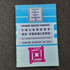 Gheorghe Adalbert Schneider - Culegere de probleme de analiza matematica XI-XII