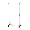 Suport Umerase Mobil Reglabil, Cadru Metalic, 4 Roti, 83x43x160cm, 25kg