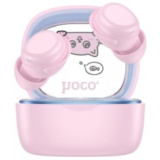 Handsfree Bluetooth HOCO EW111, TWS, Roz foto