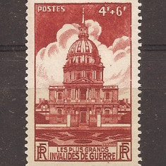 Franta 1946 - Timbru de caritate - Pentru invalizi de război, MNH