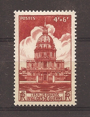 Franta 1946 - Timbru de caritate - Pentru invalizi de război, MNH