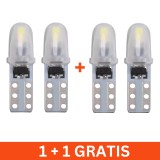 Set 2 x Becuri auto T5, 1.2W, 12V, 1+1 gratis