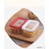 Cutie de Depozitare Alimente, Flippy, 0,45 L, cu capac, Alba