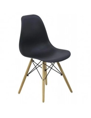 Scaun bucatarie din ABS, BUC 232P, ergonomic, cadru lemn, 100 kg foto