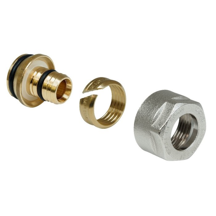 Euroconus fiting cu inel de str&acirc;ngere cu piuliță 17 x 2 - 3/4&quot;