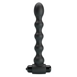 Mr Play-Vibrator Anal cu Perle Masaj-Silicon, 10 Trepte