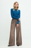 Answear Lab pulover femei, light, cu turtleneck