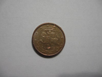 Lituania (1) - 1 Euro Cent 2015 foto