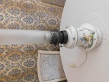 Veioza interbelica , vintage, portelan pictat , superba