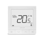Termostat Smart Salus SQ610RF Quantum, Wireless, Control Aplicatie, Compatibil IT600, Alb, Montaj Perete, 5-40 grade