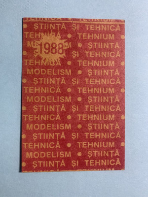 Calendar 1988 știința și tehnica foto