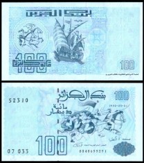 Algeria 1992 - 100 dinars UNC