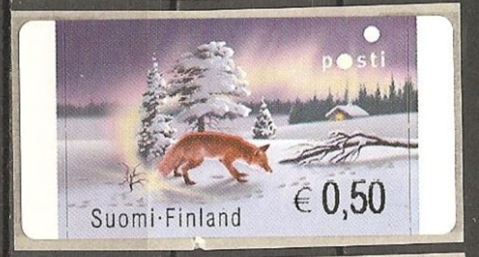FINLANDA 2002 FAUNA ANIMALE SALBATICE VULPI