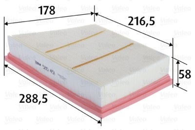VALEO 585451 Filtru aer foto
